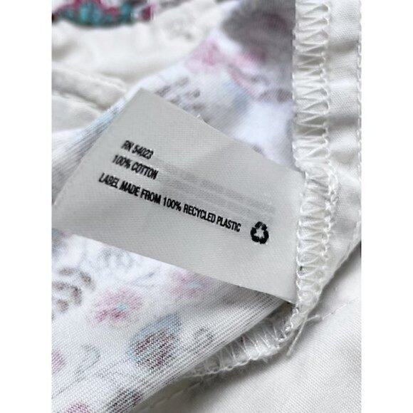 Gap Floral Chino Shorts Multicolor Casual Beige Women’s 8 Fairy Barbie - Picture 8 of 8